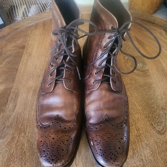 Thursday Boot Co Leather Wingtip Boots Mens Size 9 - Picture 9 of 13